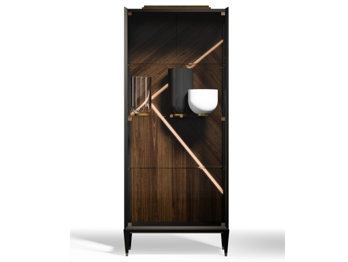 ECLIPSE - Wood and glass display cabinet _ CPRN HOMOOD